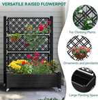 YITAHOME 43.3x17.7x61 in Planter Trellis Box - Image 5