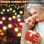 Solar Garden Lights Outdoor, 2 Pack 16LED Waterproof Solar Powered Lights - Image 2