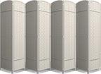 Sorbus 8 Panel Room Divider 6 ft. Tall by Sorbus