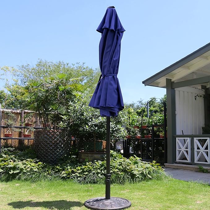 Sunnyglade 9' Patio Umbrella Outdoor Table Umbrella - Image 6