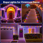 100FT 720 LED Christmas Rope Lights Outdoor Waterproof - Image 3
