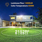 Onforu 120W Flood Lights Outdoor, 12000lm White LED Work Light - Image 3