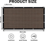 Mocha Sun Shade Cloth, Pergola Shade Cover - Image 2