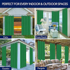 PureFit Outdoor Curtains for Patio Waterproof Weatherproof, UV Resistant - Image 5
