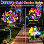 Solar Garden Lights Outdoor Waterproof Solar Lights 2 Pack - Image 2