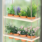 3 Tiered Hanging Herb Planters Hanging Herb Garden Wall - Image 3