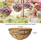 2 Pack 10 Inch Hanging Planters - Image 5