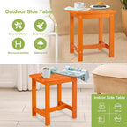 Y&M Outdoor Side Table, HIPS Adirondack Small Single Table, Waterproof Square - Image 7