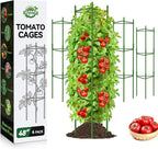 Halatool 4 Pack Tomato Cages for Garden, Garden Stakes Tomato Trellis for Pots by HALATOOL