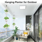 USLAI Macrame Plant Hanger Indoor Outdoor, Fits 4 to 8 Inch Pots, Strong - Image 5