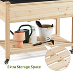Yaheetech 42x23x33in Wooden Raised Garden Bed - Image 5