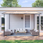 Aoxun 10x12 Lean to Gazebo Outdoor Pergola - Image 2