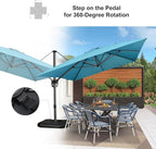 PURPLE LEAF 10'×13' Patio Umbrella - Image 5