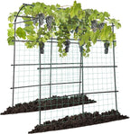 VIVOSUN 7Ft. Arch Trellis for Climbing Plants, Lightweight Metal Plant Support by VIVOSUN