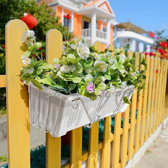 6 Packs 27 Inch Window Flower Box Extra Large Window Sill Herb Garden Long - Image 5