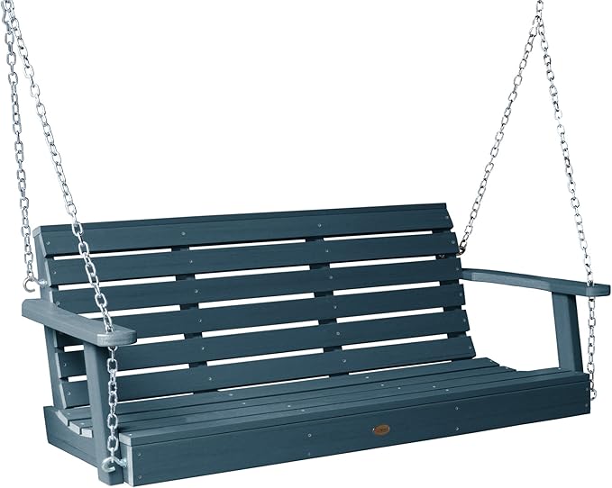 Highwood Weatherly Porch Swing, 4 Feet, Nantucket Blue by highwood