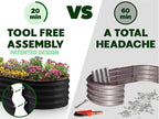 Plant & Plot Galvanized Raised Garden Beds Outdoor // 4×2×1 ft Planter Raised - Image 2