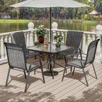 UDPATIO Patio Chairs Set of 4, Stackable Outdoor Dining Chairs - Image 2