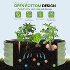 G GOOD GAIN Round Raised Garden Bed - Image 5