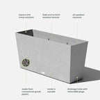 Veradek Pure Series Midori Trough Planter - Image 3