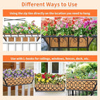 Riare 4 Pack 16 Inch Window Boxes Planters - Image 5