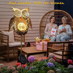 Go2garden Solar Lights Outdoor Owl Garden Gifts Mom Metal Stakes Lights - Image 2