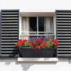QPEY Window Box Planter, 10 Pack 17 Inch Plastic Flower Box - Image 7