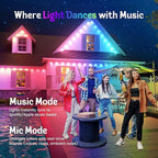 Fitop Permanent Outdoor Lights, 100FT RGB LED Eaves Light - Image 6