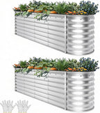 YITAHOME 24" Tall 9 in 1 Large Raised Garden Bed Kit, Outdoor Above Ground by YITAHOME