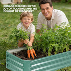 ZORMY 2 Pcs 8x2x1ft Galvanized Raised Garden Bed Outdoor, Metal Planter Boxes - Image 5