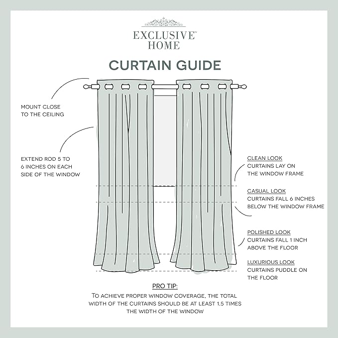 Exclusive Home Canopy Stripe Indoor/Outdoor Grommet Top Curtain Panel, Sunbath - Image 8