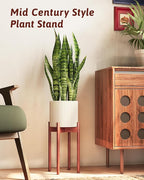 Adjustable Plant Stand Indoor, Bamboo Plant Stand Fits 8 9 10 11 12 Inches - Image 6