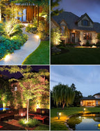 ZYAN Solar Landscape Spotlights, Separate Monocrystalline Panels & USB-C - Image 2