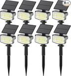 Solar Spot Lights Outdoor, 92 LEDs Landscape Lighting by FratinkSolarLights
