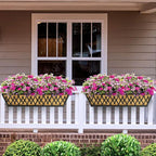 2 Pack 16 Inch Window Boxes Planters Railing Planter Box - Image 4