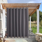 NICETOWN Outdoor Curtain for Patio Waterproof Public Separator, Rustproof Top & by NICETOWN