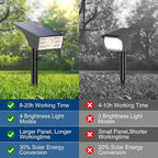 Solar Spot Lights Outdoor, 2 Pack/56 LED Outdoor Lights - Image 2