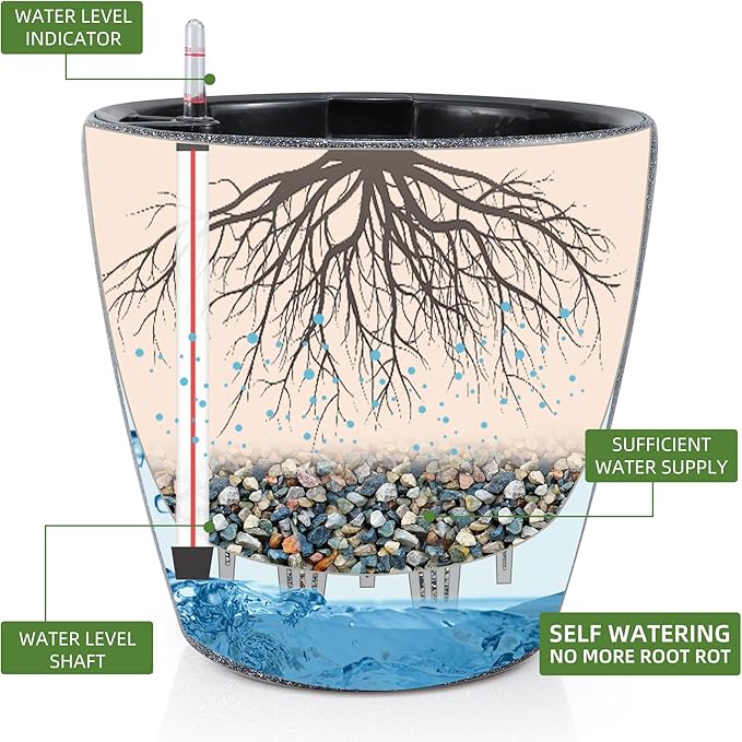 Dexceder 15x14 Self Watering Planter - Image 2