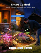 Govee Outdoor Garden Lights 2 Pack, RGBWWIC Smart LED Pathway Lights - Image 8