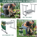 FLINTER Garden Kneelers Seat, Stable and Save Tip-Resistant Design 10.2" Wider - Image 3