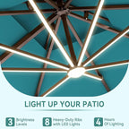 10 X 13 FT Cantilever Outdoor Patio Umbrella - Image 3