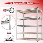REIBII 2020LBS Garage Shelving Heavy Duty Metal Shelving 5 Tier Storage Shelves - Image 9