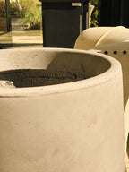 Kante 11.6" Dia Round Concrete Planter, Outdoor Indoor Large Plant Pots - Image 13