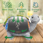 Turtle Succulent Planter, Resin Material, Indoor/Outdoor Use, Cute Decor - Image 4