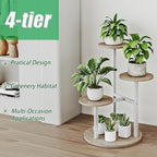 Plant Stand Indoor 4 Tier 5 Potted Multiple Flower Pot Holder - Image 5