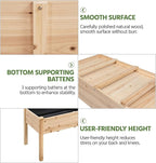 Yaheetech 1pc Raised Garden Bed 48x24x30in Elevated Wooden Horticulture Planter - Image 3