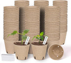 120 Packs 3.15 Inch Peat Pots, Biodegradable Pots by JNYONG