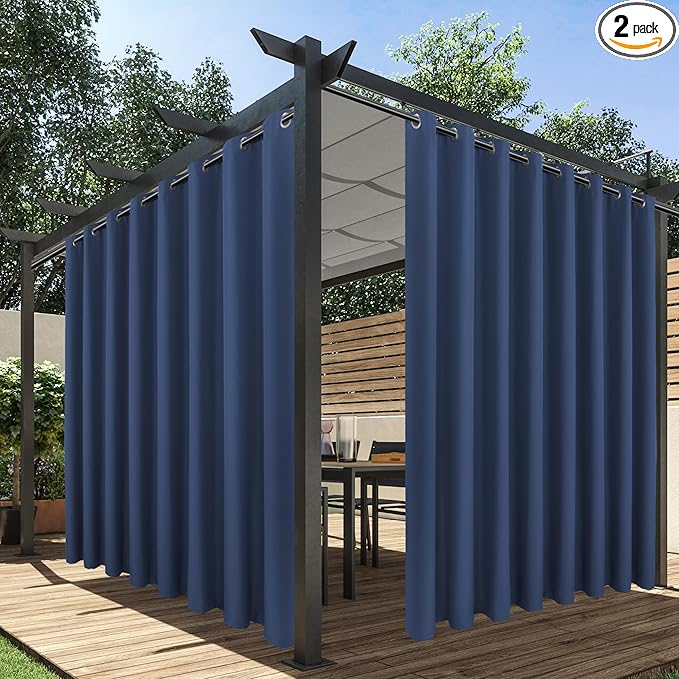 HolidayIdeas Extra Wide Outdoor Curtains by HolidayIdeas