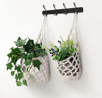 2 Packs Hanging Planters for Indoor Plants up to 6 in., Wall Plant Holder | - Image 4