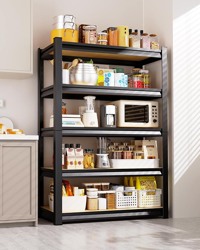 AOAORRG Set of 2 Garage Shelving Heavy Duty Storage Shelves, Metal Adjustable - Image 9